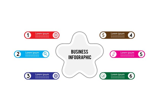 infographic elements vector design template. can be used for steps, options.