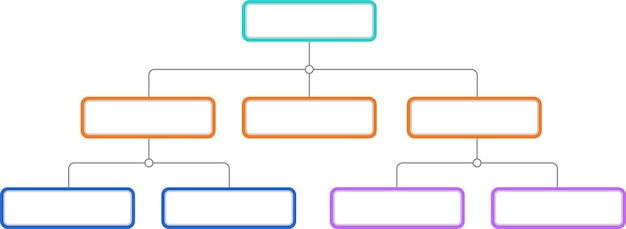 infographic flowchart workflow diagram organization chart vector illustration
