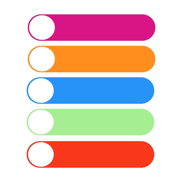 Infographic template Flat design Vector Illustration