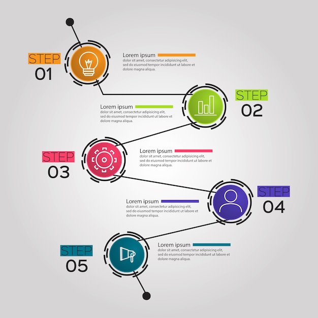 infographic template for presentation