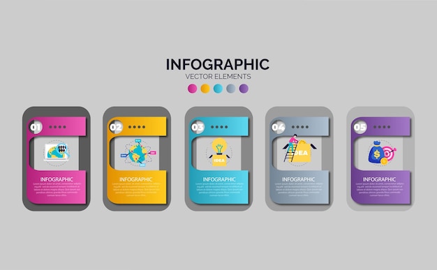 Infographic templates for business vector illustration eps10
