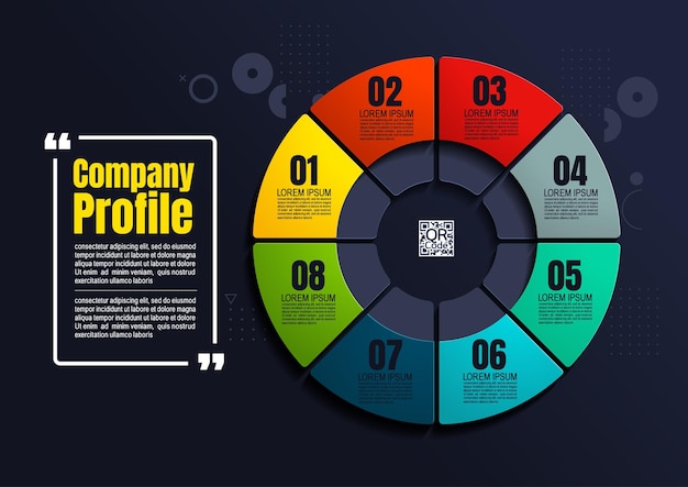 Infographics business process chart design template for presentation abstract timeline elements