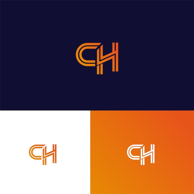 initial modern letter qh hq or qh logo icon design template vector initial based alphabet icon log