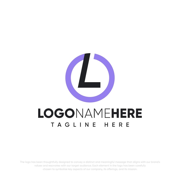 initials LO vector logo design