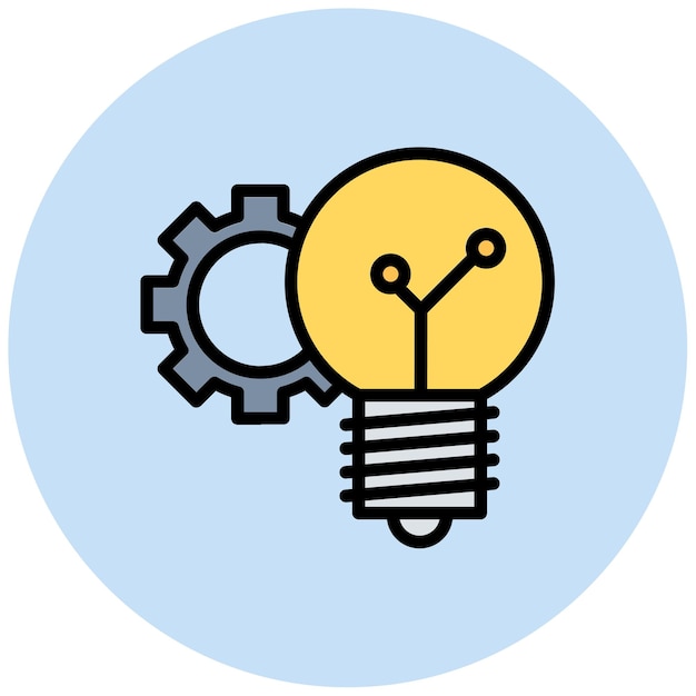 innovation icon vector image can be used for robotics