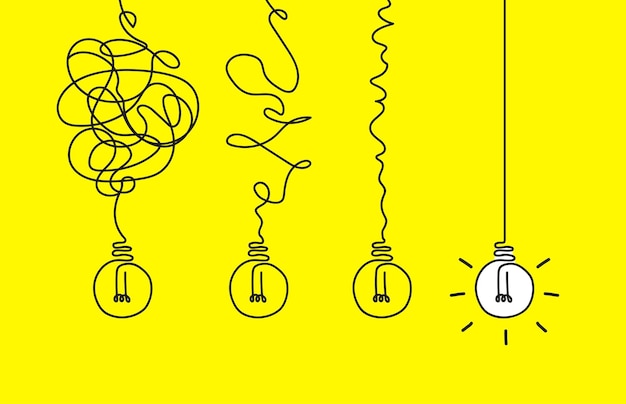 Innovation idea concept illustration
