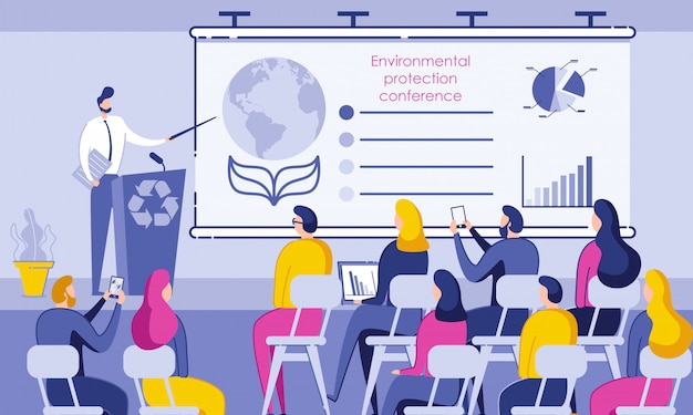 Inscription Environmental Protection Conference.