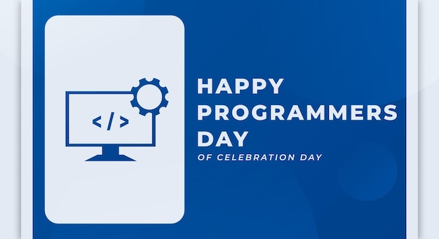 International Programmers Day Celebration Vector Design Illustration Background Poster Banner Ads