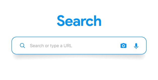 internet browser search engine search bar for ui mobile app search address and navigation bar