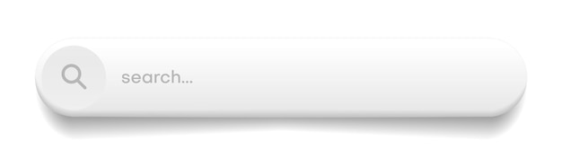 Internet browser search engine. search bar for ui mobile app. search address and navigation bar.