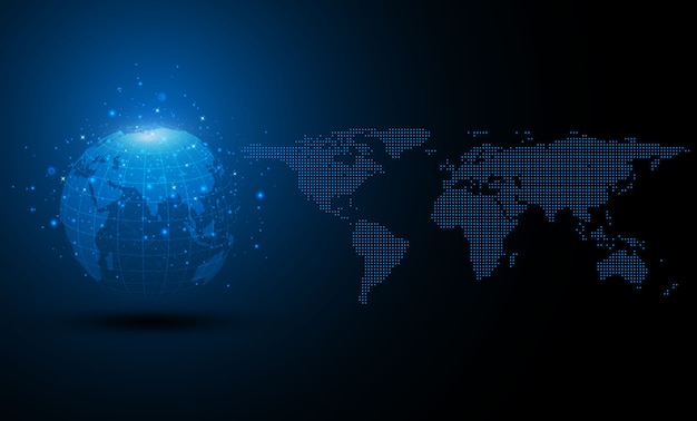 Internet concept background