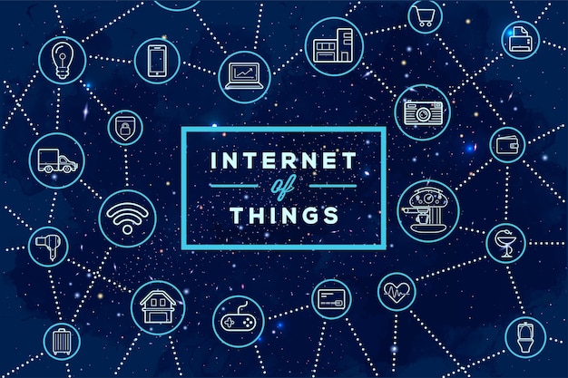 Internet of things IOT Devices and connectivity concepts Cloud center