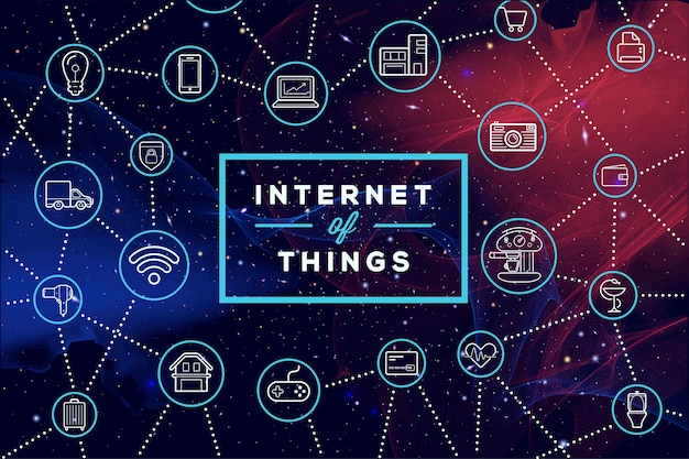 Internet of things IOT Devices and connectivity concepts Cloud center
