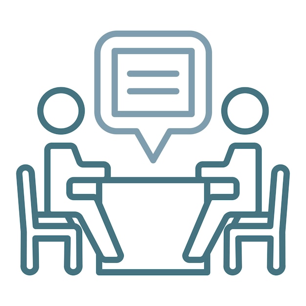 Interview Flat Illustration