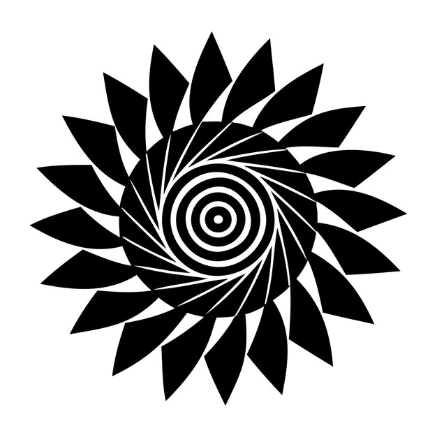 intricate geometric spiral mandala vector design for creative projects