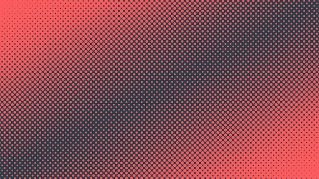 Inverted dots half tone pattern leaning border vector red black abstraction