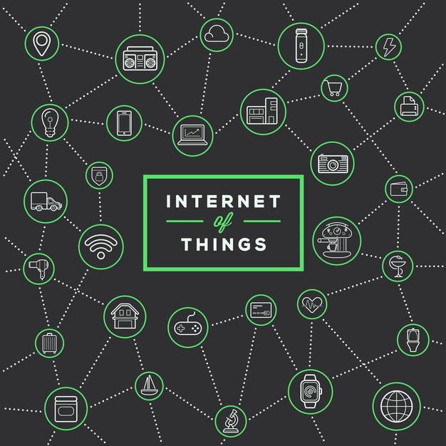IOT Internet of Things Smart Home Vector Quality Design with Icons