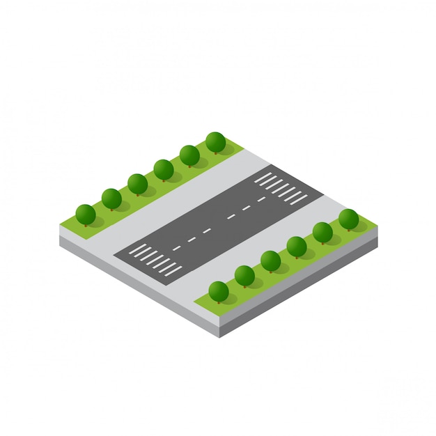 Isometric 3d module district