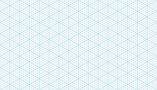 isometric grid seamless pattern outline isometric graph template background hexagon and triangles line seamless texture vector illustration on white background