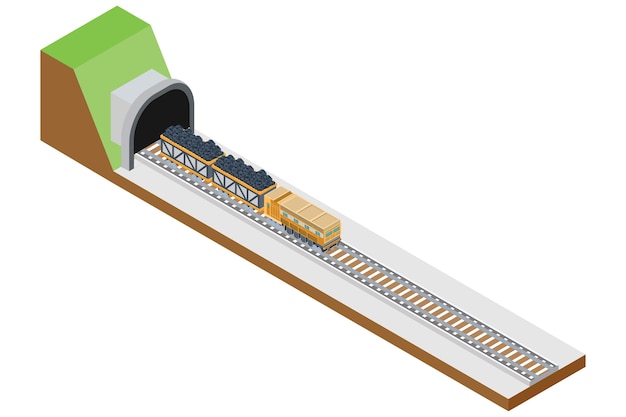 isometric highway and rail Road