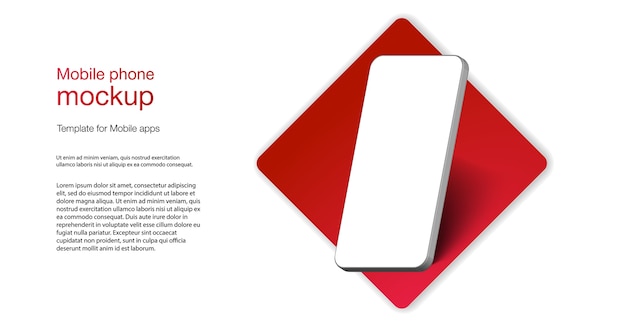 isometric illustration cell phone