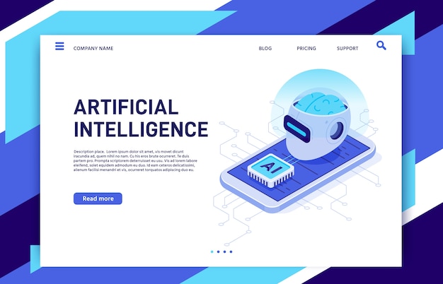 isometric mobile artificial intelligence.