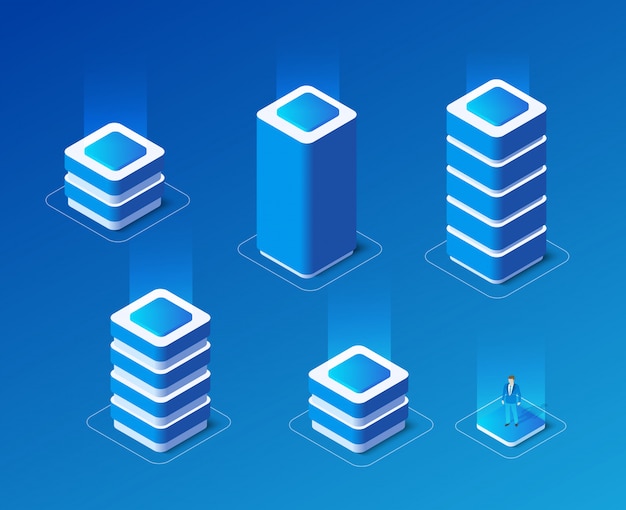 isometric set of a computer device