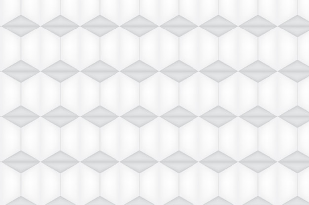 isometric shape geometric pattern with lines and shape seamless white and grey vector background