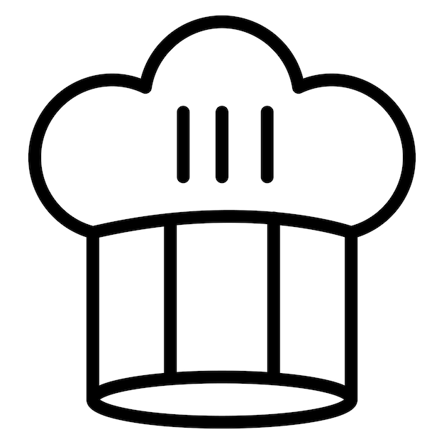 Italian Chef Hat icon vector image Can be used for Italy