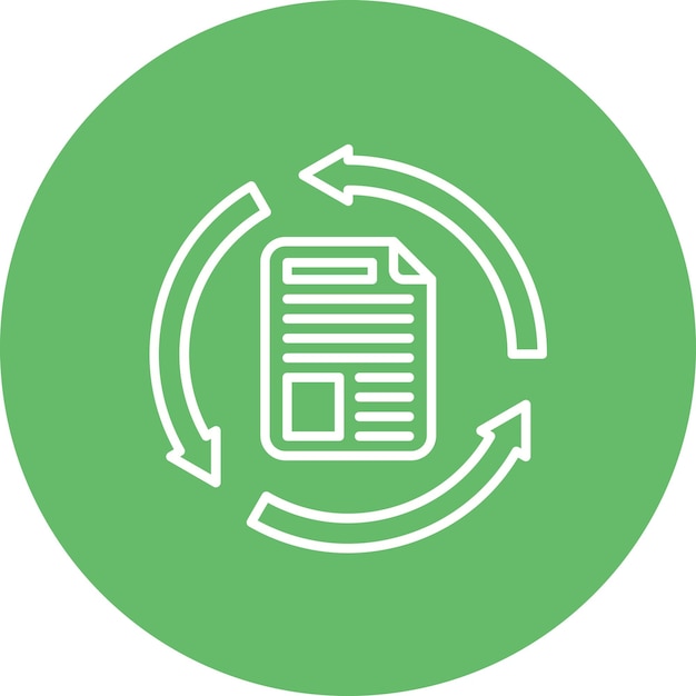 Iteration icon vector image Can be used for Productivity