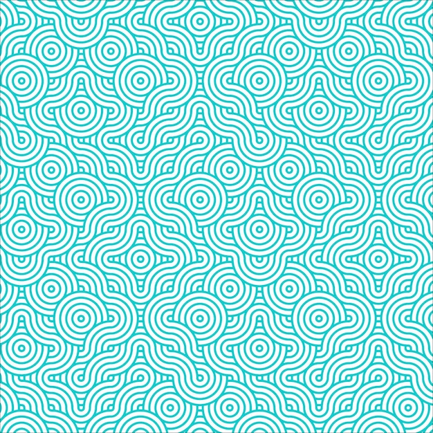 Japanese seamless pattern in oriental geometric traditional style geomatric seamless pattern desig