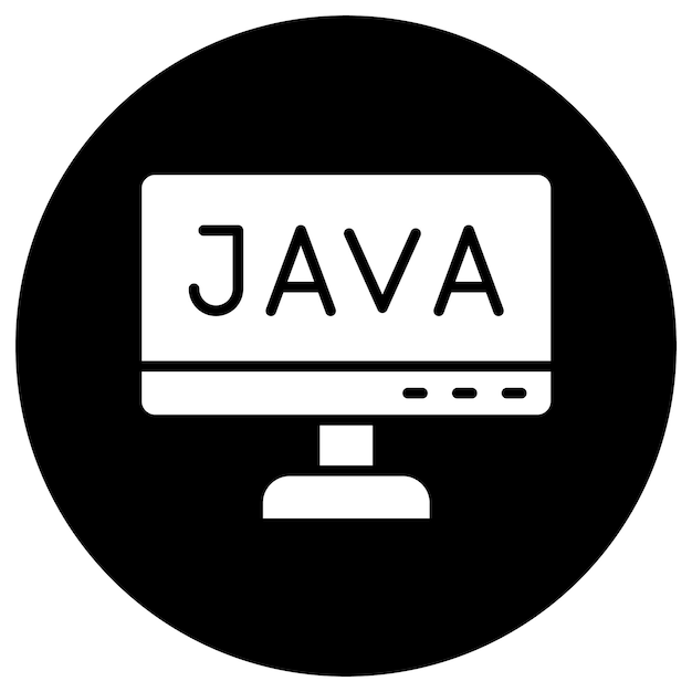 java vector icon design illustration