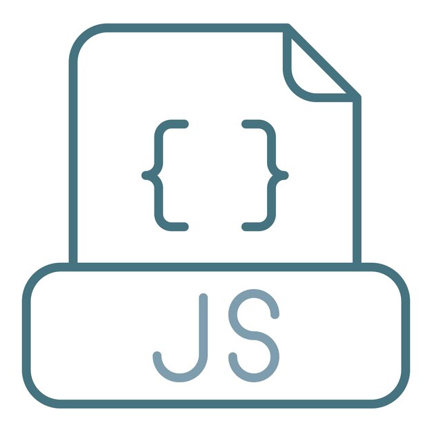 Javascript File Flat Illustration