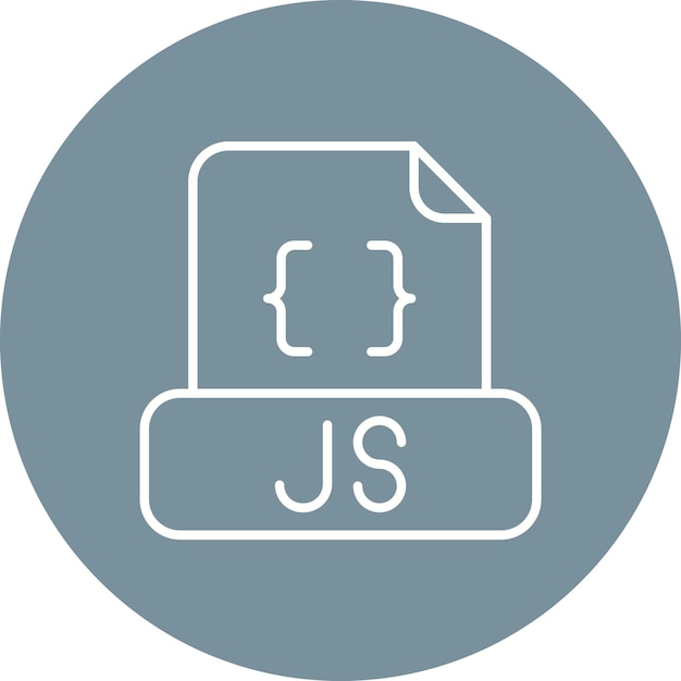 Javascript File icon vector image Can be used for Computer Programming
