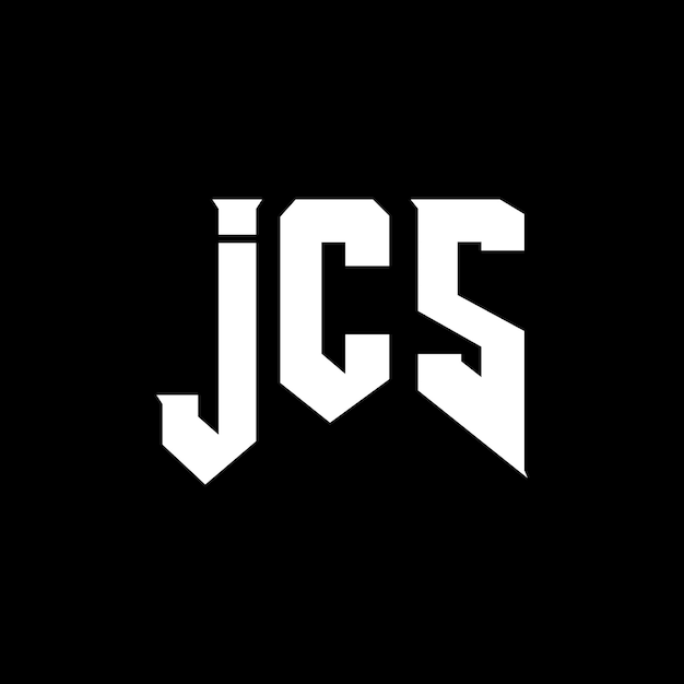 JCS letter logo design for technology company JCS logo design black and white color combination JCS logo JCS vector JCS design JCS icon JCS alphabet JCS typography logo design