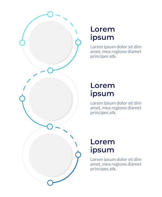 Job application steps infographic design template