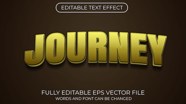 Journey text effect