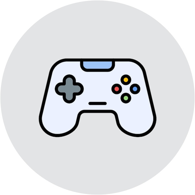 Joystick Vector Illustration Style