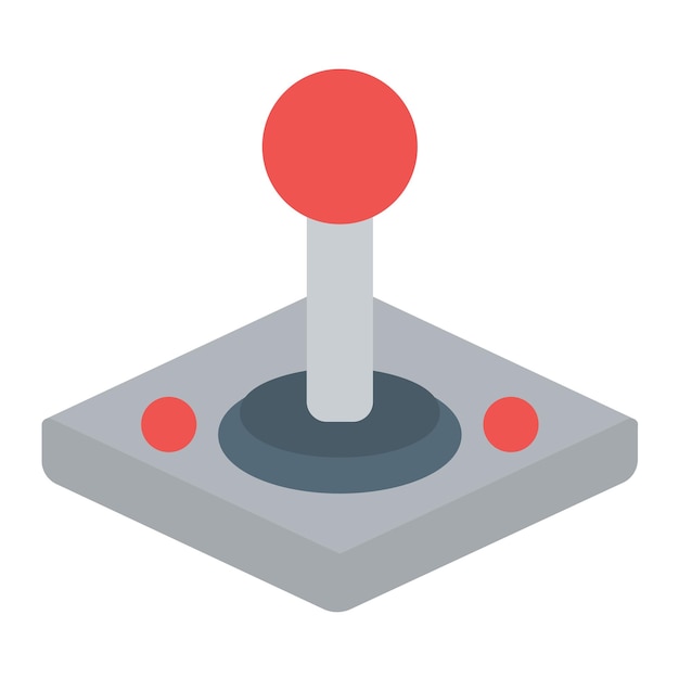Joystick Vector Illustration Style