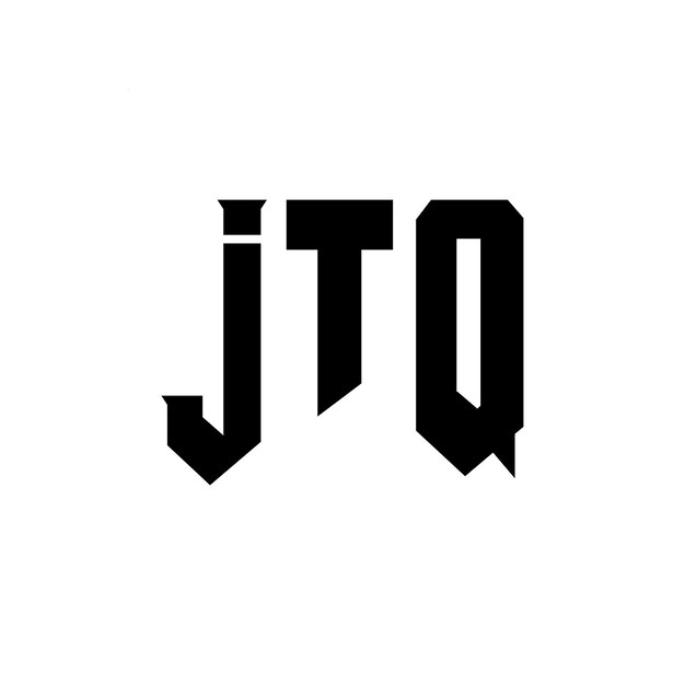 JTQ letter logo design for technology company JTQ logo design black and white color combination JTQ logo JTQ vector JTQ design JTQ icon JTQ alphabet JTQ typography logo design