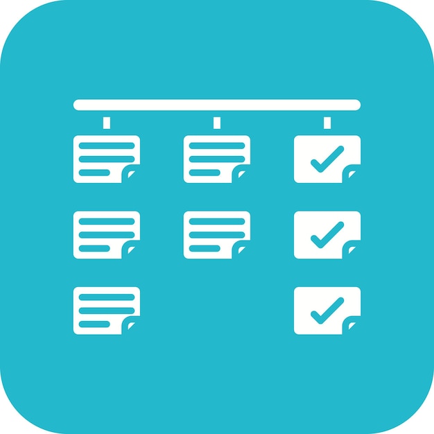 Kanban icon vector image Can be used for Agile