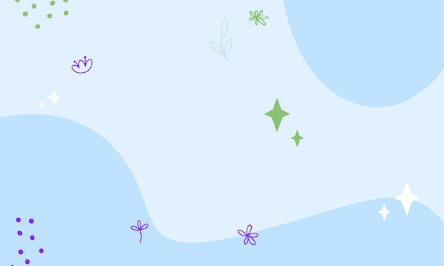 Käsin piirretty kaksiulotteinen abstrakti doodle-tausta
