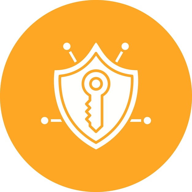 Key Network icon vector image Can be used for Security