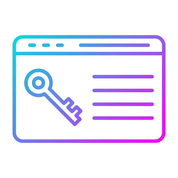 Keywords Search vector icon Can be used for Protection and Security iconset