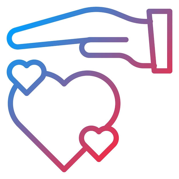 Kindness icon vector image Can be used for Charity