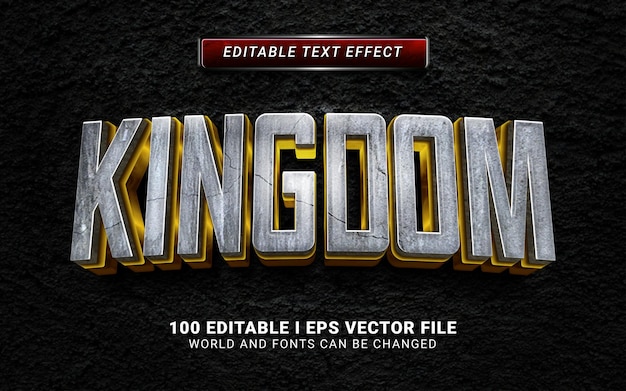 Kingdom text effect