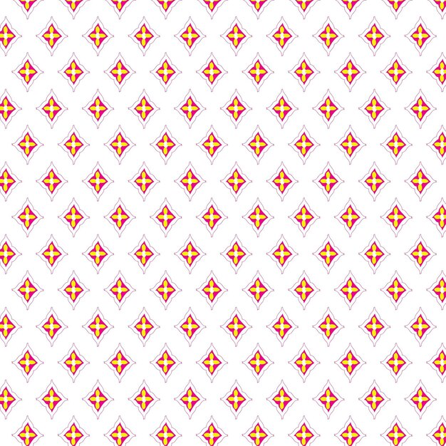 Kuvituskuvio, etninen design väreillä ja taustalla muotisuunnitteluun tai muihin tuotteisiin. Ikat-tyylinen etninen atsteekkikuvio, kuvitusdesign