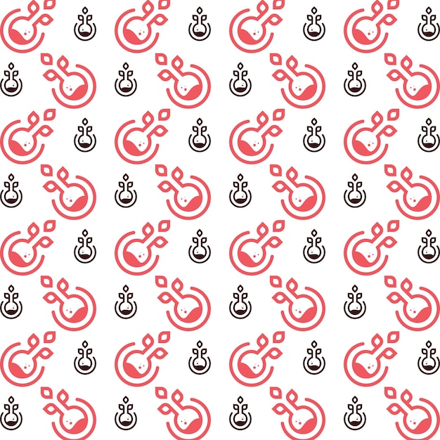 lab noticeable trendy multicolor repeating pattern vector illustration background design