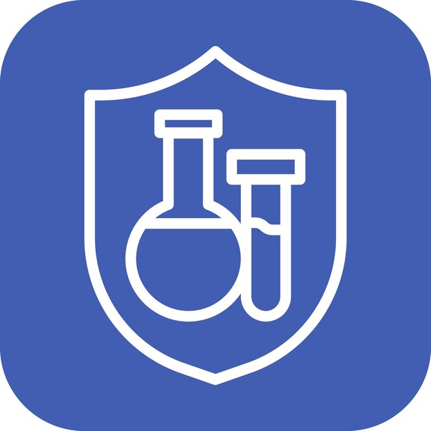 lab safety icon vector image can be used for lab