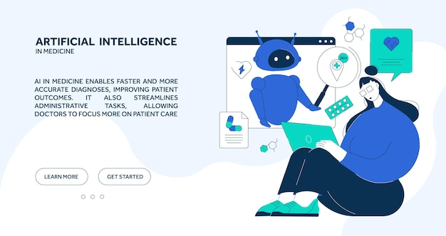 landing page artificial intelligence in healthcare